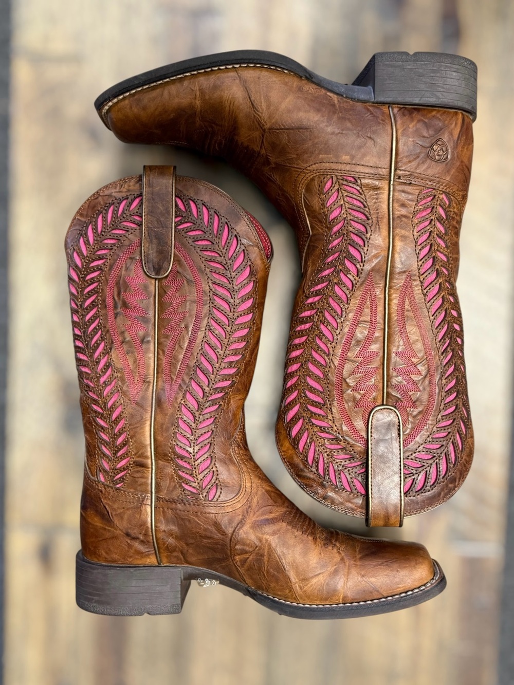 ARIAT Quickdraw VentTEK Western Boot Square Toe Size 7.5 - Picture 3 of 8